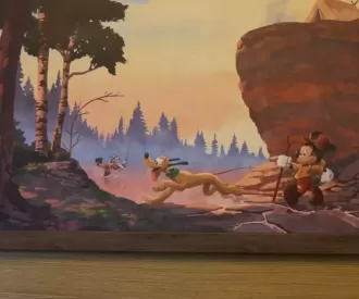 Boulder Ridge Villas Hidden Mickey Painting