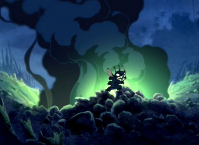 Lilo & Stitch Landing Hidden Mickey