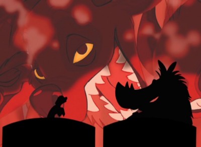 The Lion King 1½ Hidden Mickey Smoke