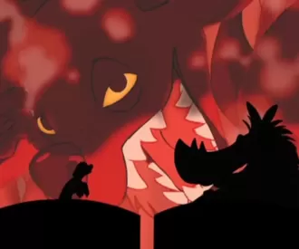 The Lion King 1½ Hidden Mickey Smoke