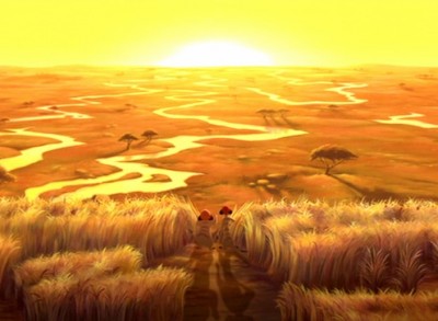 The Lion King 1½ Hidden Mickey Sunrise