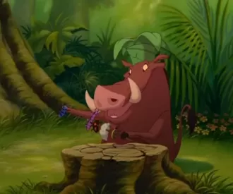 The Lion King 1½ Hidden Mickey Tree Stump