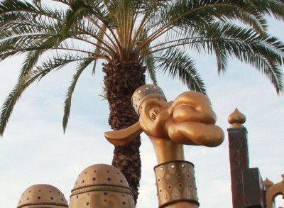 Camel Necklace Hidden Mickey