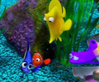 Finding Nemo Aquarium Hidden Mickey