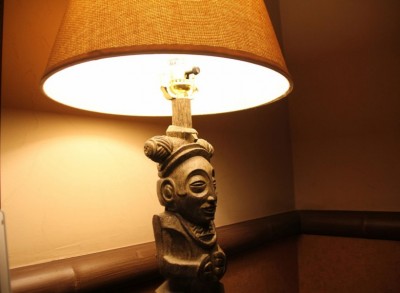 Polynesian Resort Guest Room Lamp Hidden Mickey