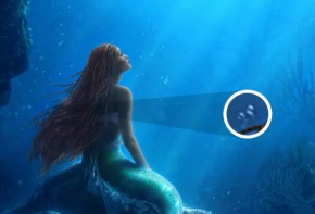 Hidden Mickey in The Little Mermaid Live Action Movie Poster Find Mickeys