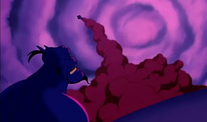 Aladdin Hidden Mickey smoke