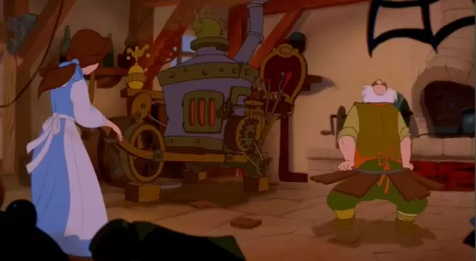 Belle's House Hidden Mickey