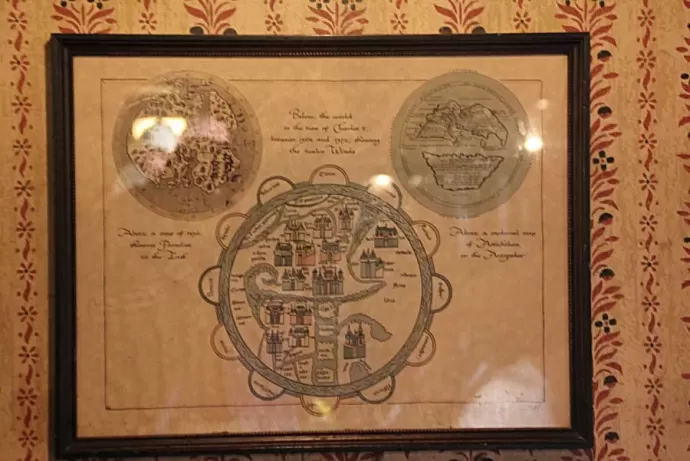 Columbia Harbour House Hidden Mickey Map