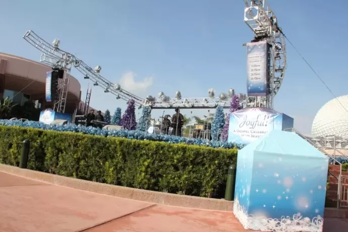 Epcot Stage Hidden Mickey