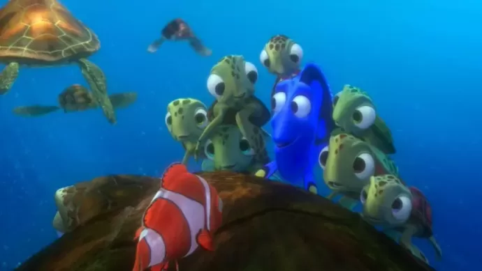 Finding Nemo Turtles Hidden Mickeys
