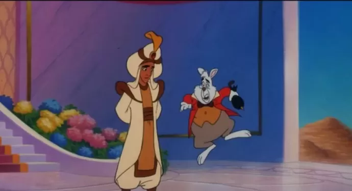 Aladdin and the King of Thieves Hidden White Rabbit