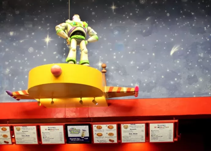 Pizza Planet Hidden Mickey