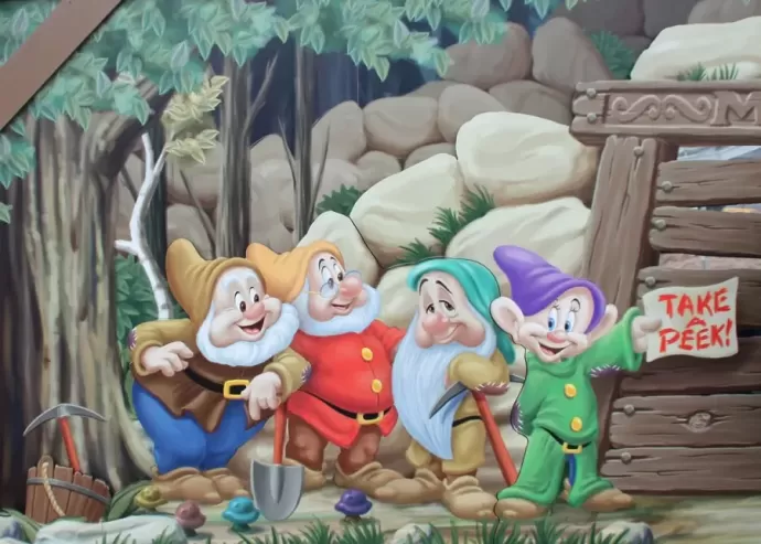Snow White Dwarf Hidden Mickey