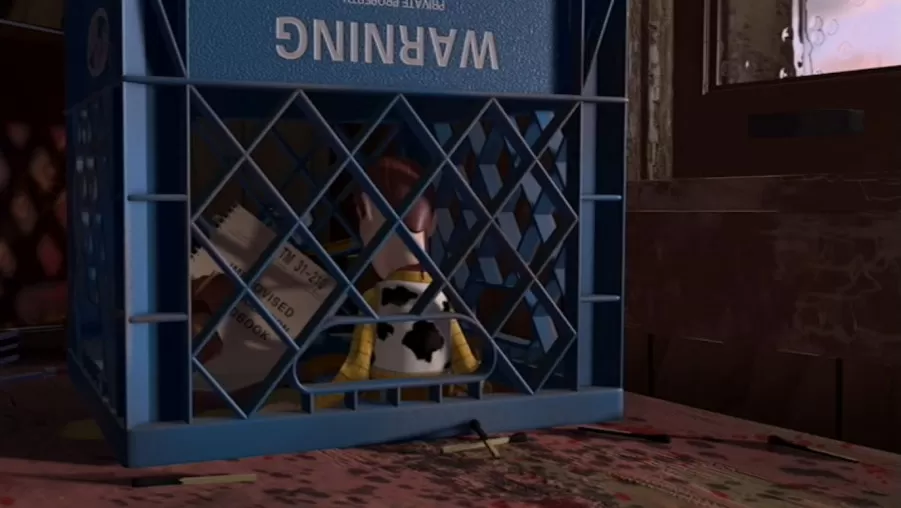 Toy Story Hidden Mickey at Sid's House