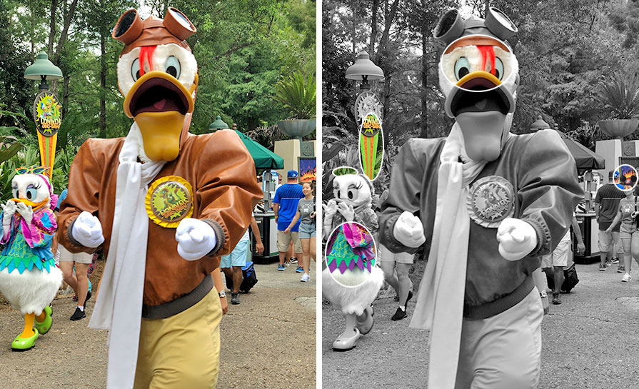 What's Different: Launchpad McQuack in Dinoland at Disney's Animal Kingdom Find Mickeys